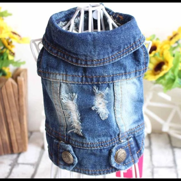 Other - 🐶 Dog denim vest